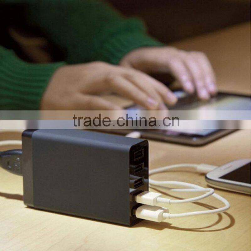 Wholesale Cell Phone Charger 5 ports usb travel charger portable With US EU plug