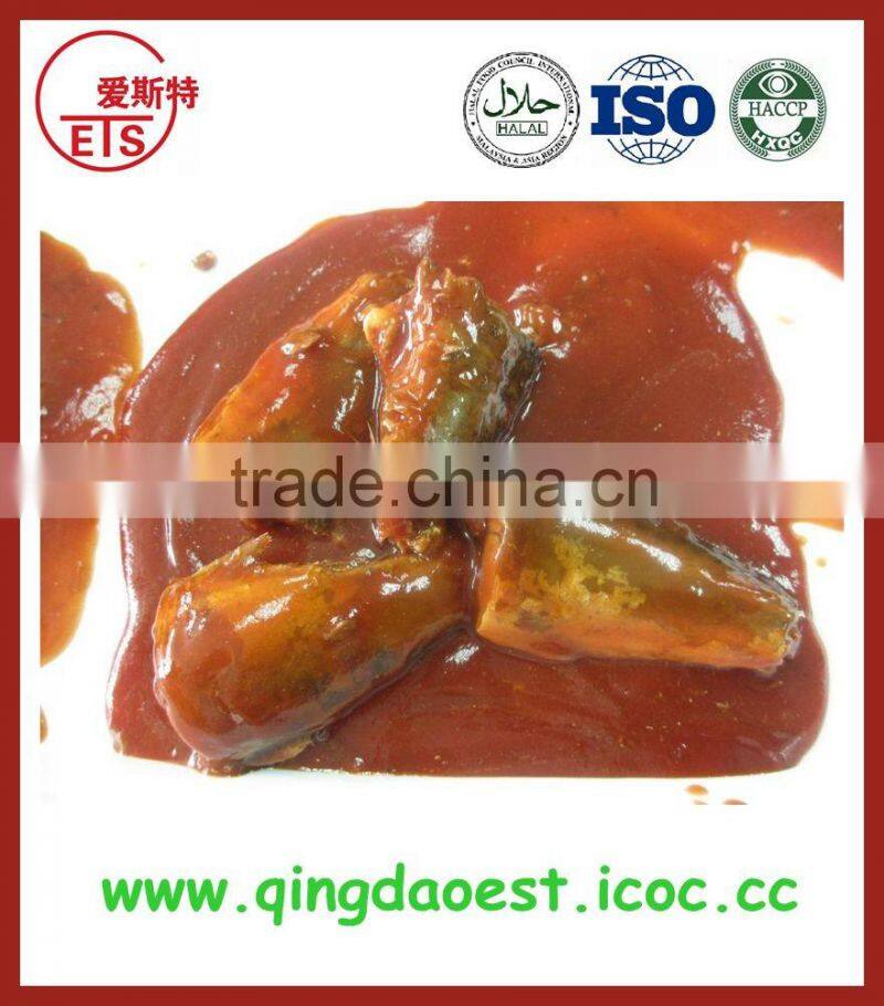 425g Net weight Canned mackerel in tomato sauce