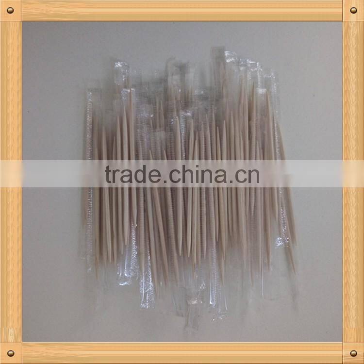 Individual Paper Wrapper for Double Pointed Wooden Toothpicks