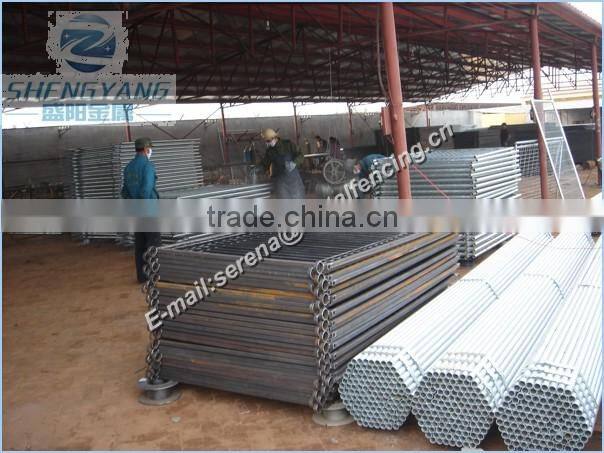 hot galvanized portable crowd control fence (China Factory)