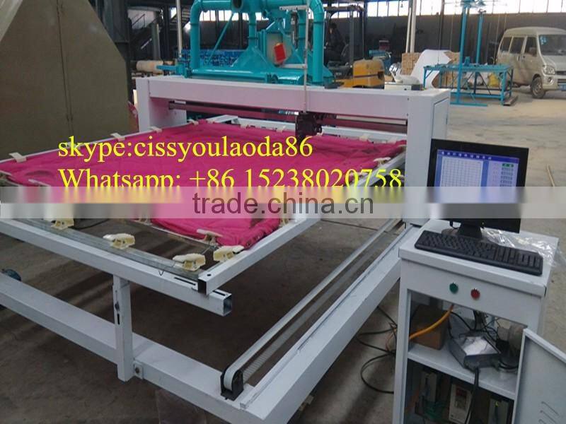 Computer quilt sewing making machine for blanket pillow davut