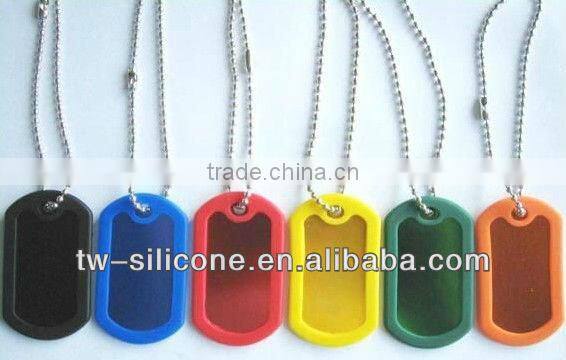 OEM Stainless steel metal tag id tags with engraved logo