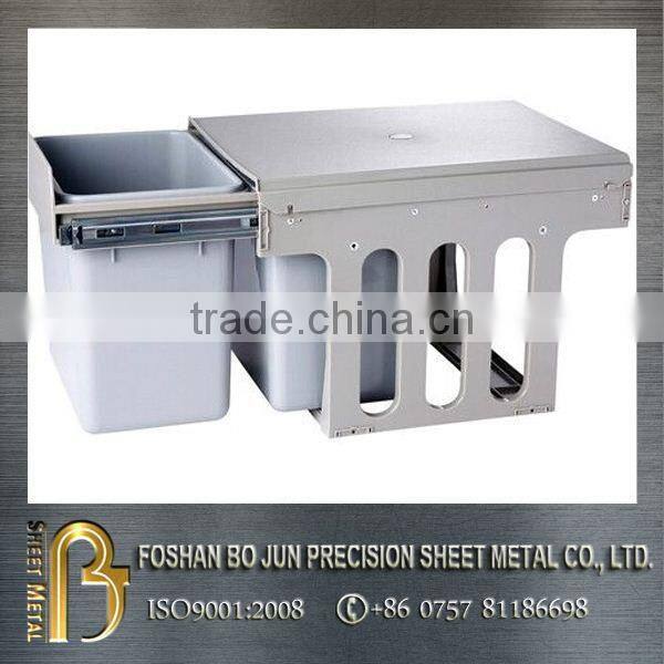 Stainless steel bin kitchen recycle rubbish trash dust stainless steel rubbish bin
