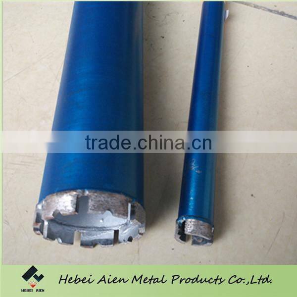 stone and concrete using diamond core drill bits