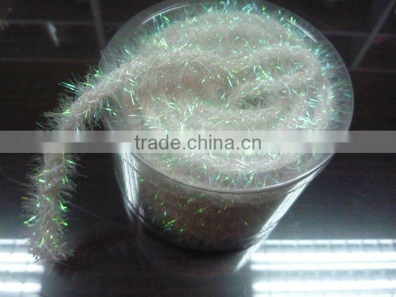 Christmas tinsel ornaments