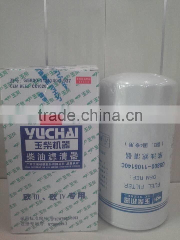 Yuchai Diesel Engine Parts CX1020 Fuel Filter
