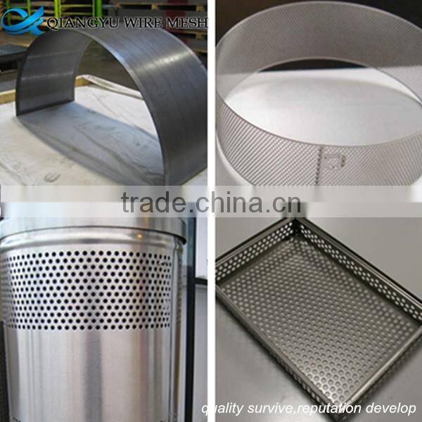oval round1mm hole galvanized perforated metal mesh in stock