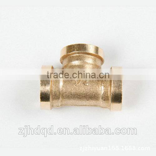 high quality brass connector ,female threaded 3 way connector ,forgrod elbow connector