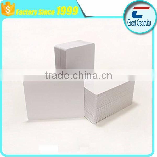 CR80 printable PVC ID card thermal printer /credit card size inkjet printer blank pvc id card