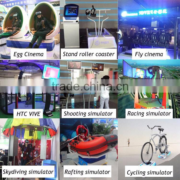New business ideas different seats VR 9d virtual reality egg seat cinema with kid games