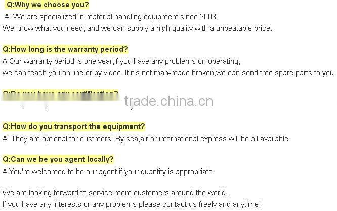 2017 New Product 1.2T Fork Reach Full Electric Stacker