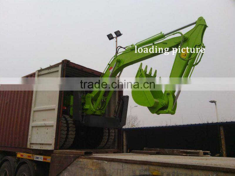 Hydraulic Polit control EVERUN 4WD backhoe loader for sale