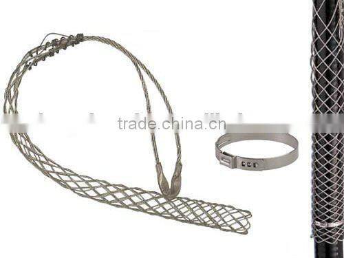 Tubular cable grip sock