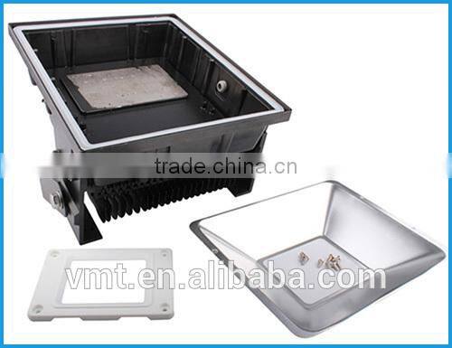 70w COB/SMD type die casting fin aluminum led landscape light parts for flood lamp (no led)