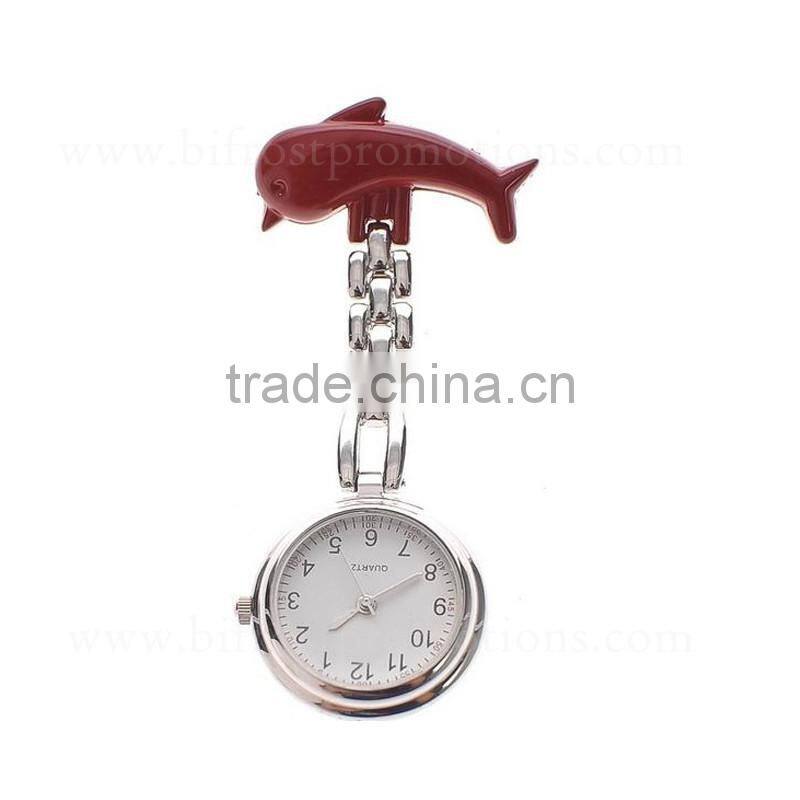 Dolphin Cheap Promotions Brooch Pocket Nurse Watch