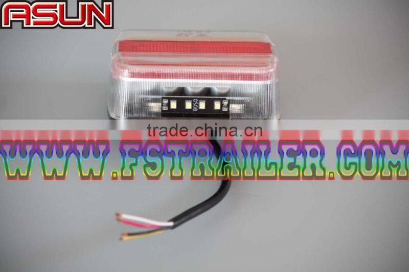Yellow and Red LED light and reflector 12V for sale