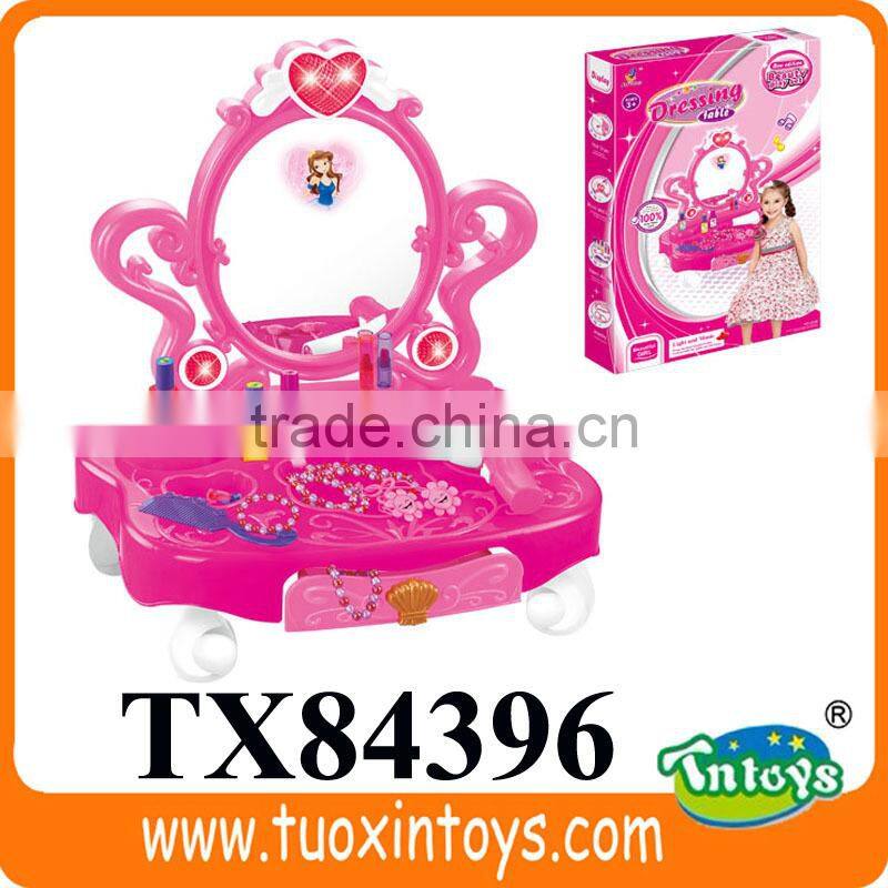 cheap kids dressing table with mirror