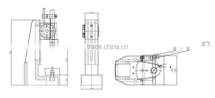 new JULY made new design hand press punch for stainless steel scrap