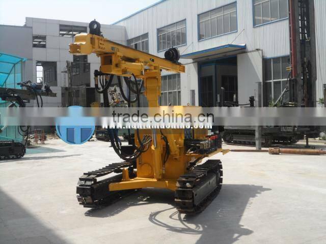 HF138Y crawler drilling rig, hydraulic operation, DTH drilling rig