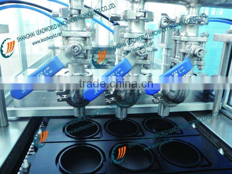 Automatic plastic cup filling sealing machine