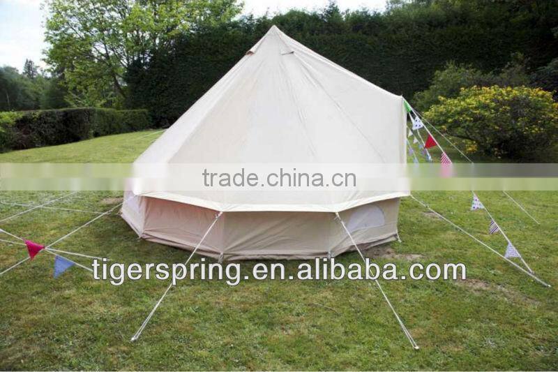100% Cotton Canvas Camping Bell Tent 5m Sibley Tent
