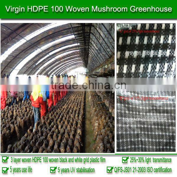 High Quality 100% Virgin HDPE Woven Mushroom Greenhouses Film for Mushroom Cultivation