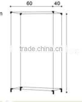 Floding small Non-woven Fabric Wardrobe in Bedroom R60101
