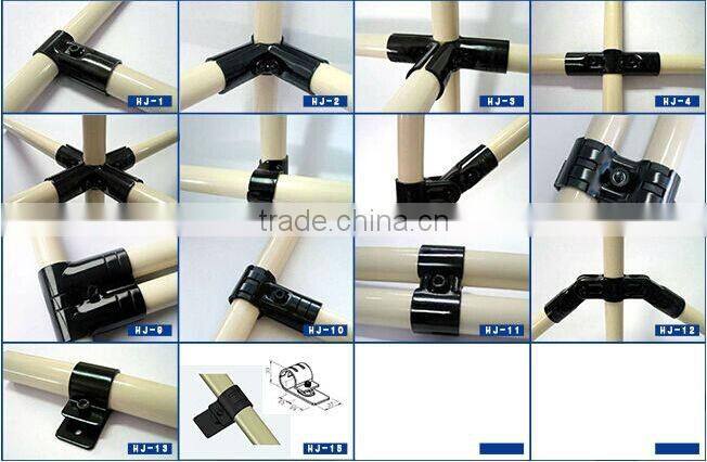 black coated metal pipe joints for rack system HJ-5