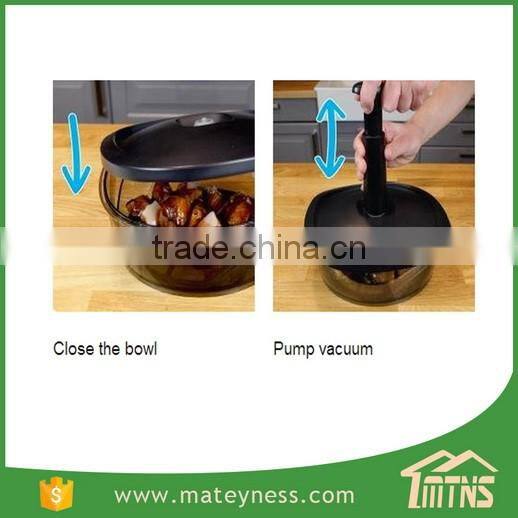Marinating Vacuum Container With Vacuum Pump