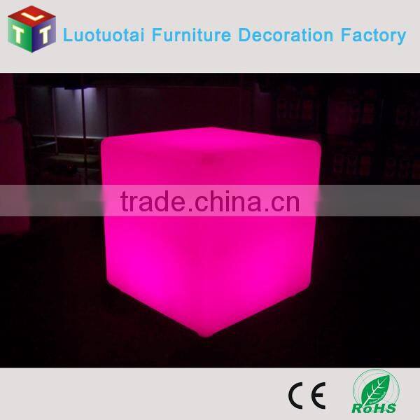 LED cube stools imported from China