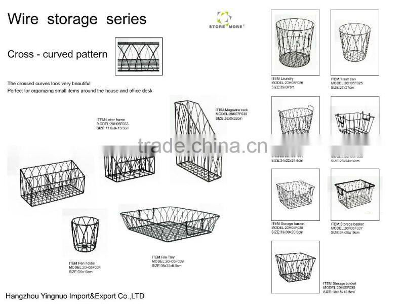 Hot Selling OEM Europe Hot Selling Wire Laundry Basket