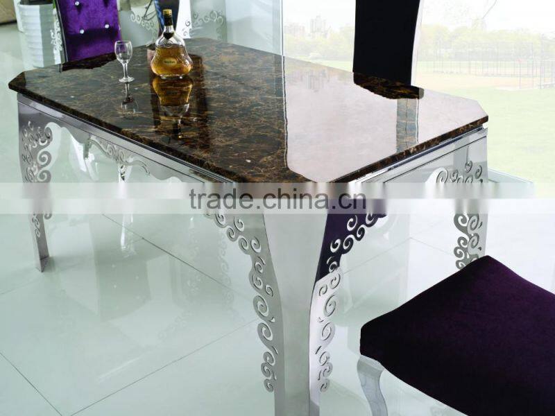 TH305 Cheap price Marble Dining Table Sets