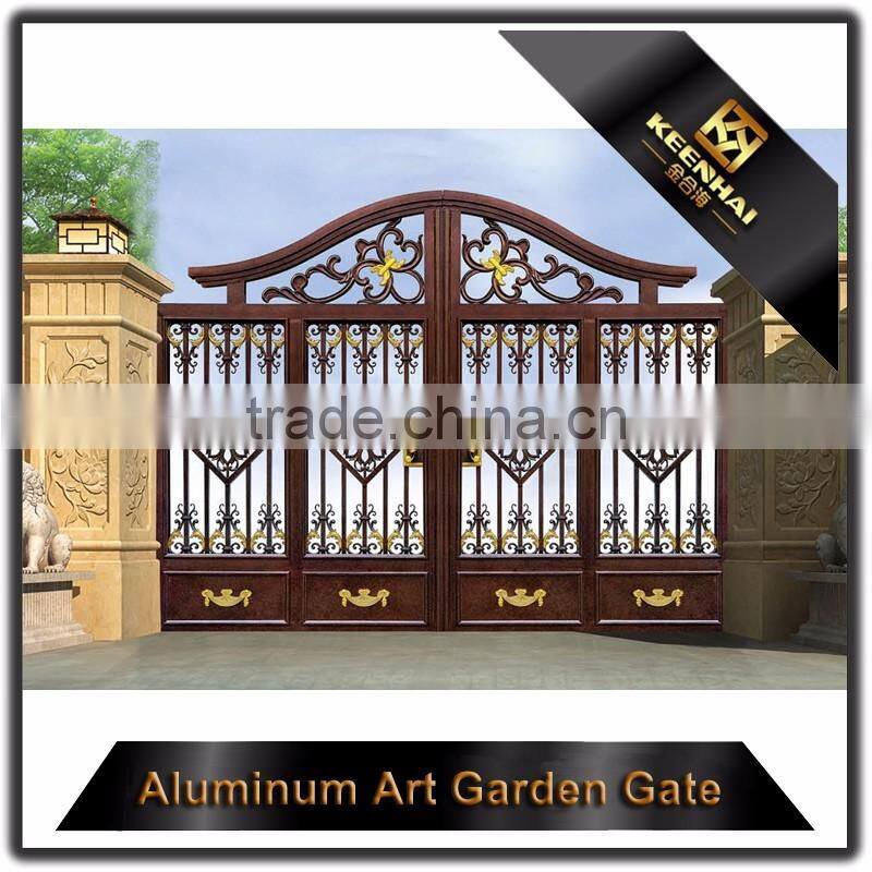 Home&Garden Decoration Powder Coated Cast Aluminum Exterior Villa Door