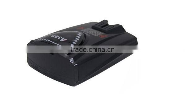 Portable A380 Radar Laser Detector Withe Voice Alert, Anti Speed Radar Detector With Warning unit