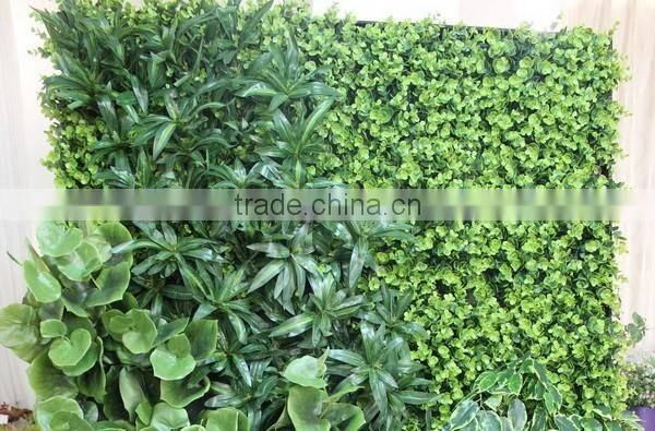 SJLJ013343 plastic grass wall / fake green grass wall for garden home decoration