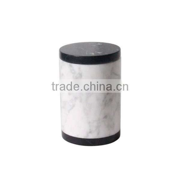 Cheapest Shenzhen factory luxury white and black marble cups