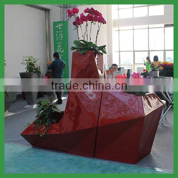 FO-325 Modern Large Decorative FIberglass planter Set