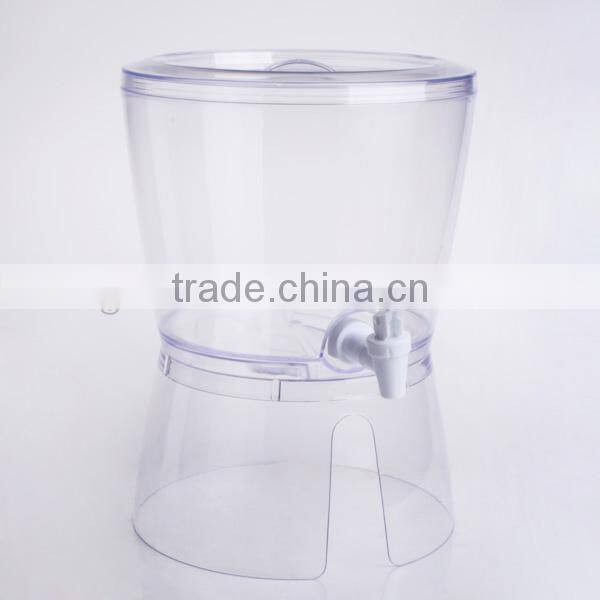 plastic transparent PC drink water/beverage/juice dispenser