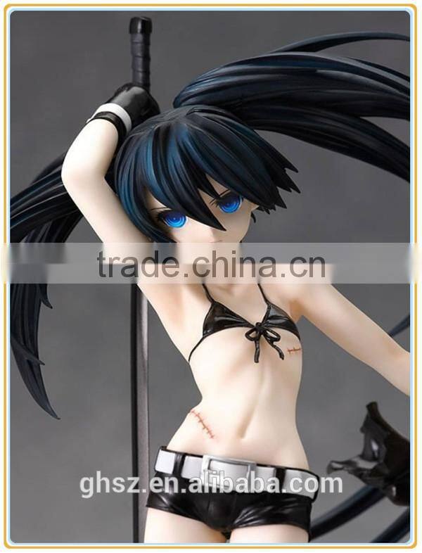 Factory price japanese black rock shooter episode 1anime figure for sale