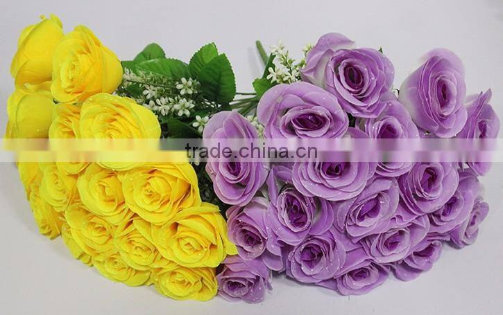 Vente en gros de roses artificielles fabriquees en Chine