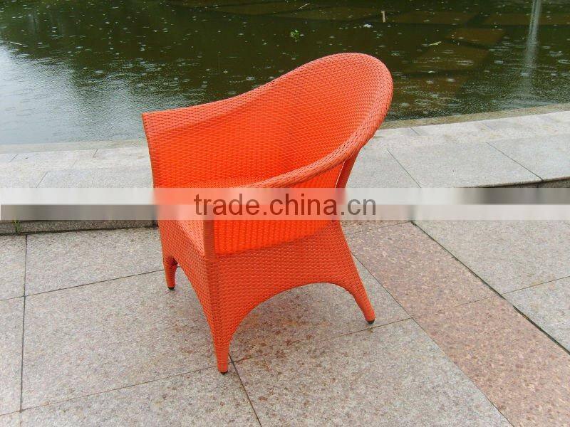 outdoor rattan armchair