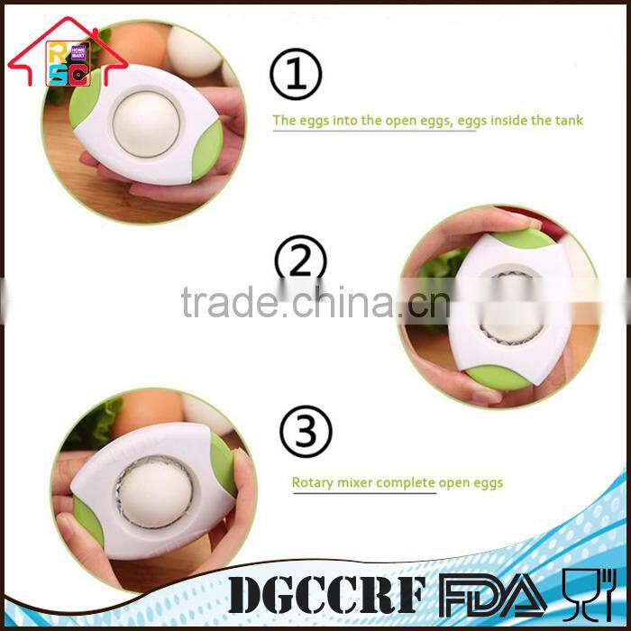 NBRSC Home Kitchen Useful Boiled Egg Shell Topper Cutter Opener Egg Tool