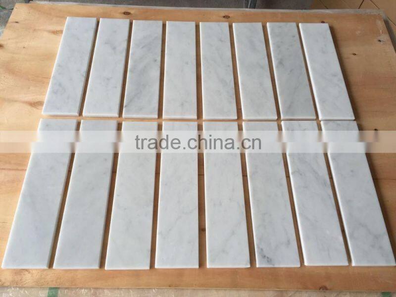 Subway Mosaic Tiles Bianco Carrara Mosaic Tile Carrara Marble Mosaic