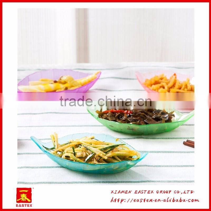 Multifunctional leaf shape design dish