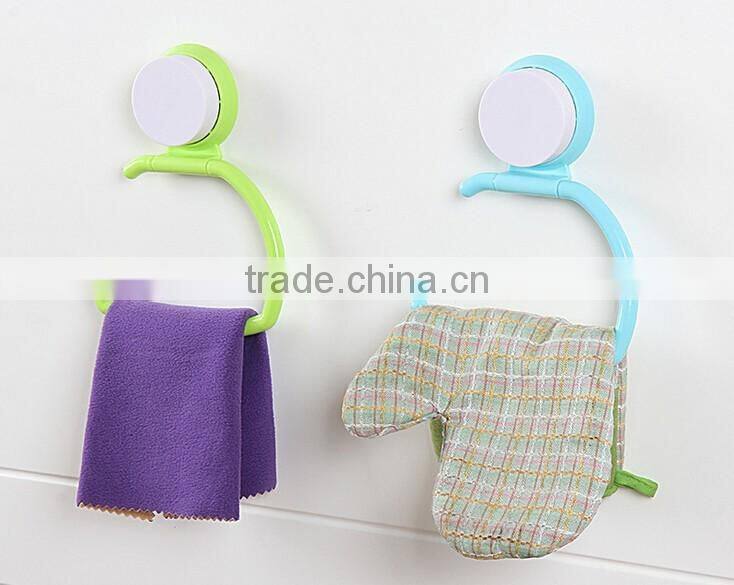 bathroom suction cup towel holder paper roll holder /plastic towel hook with suckers