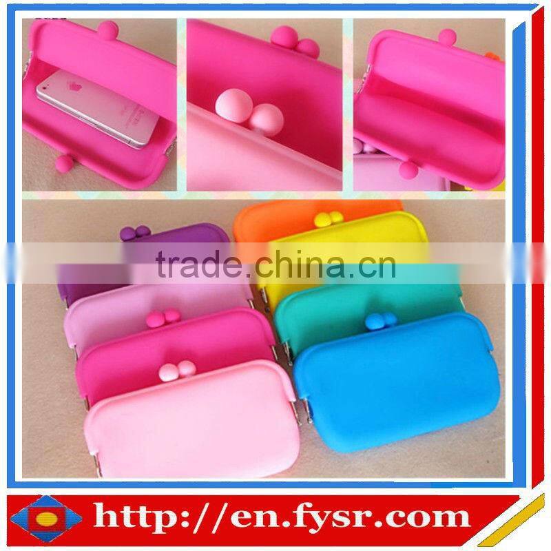 Portable fashion silicone glasses case for kids