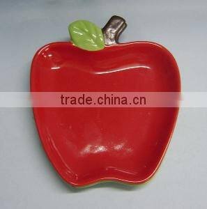 ceramic pear kid serving plate