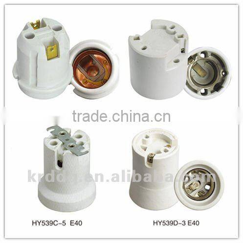 E27 porcelain fluorescent lamp holder