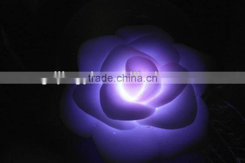 hot sale led light changing color romantic valentines day gifts for rose flower