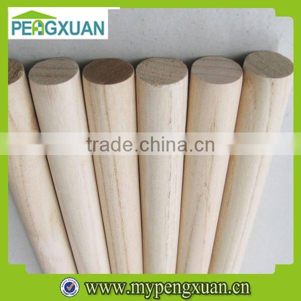 china wholesale cheap eucalyptus wood smooth threaded rake handle